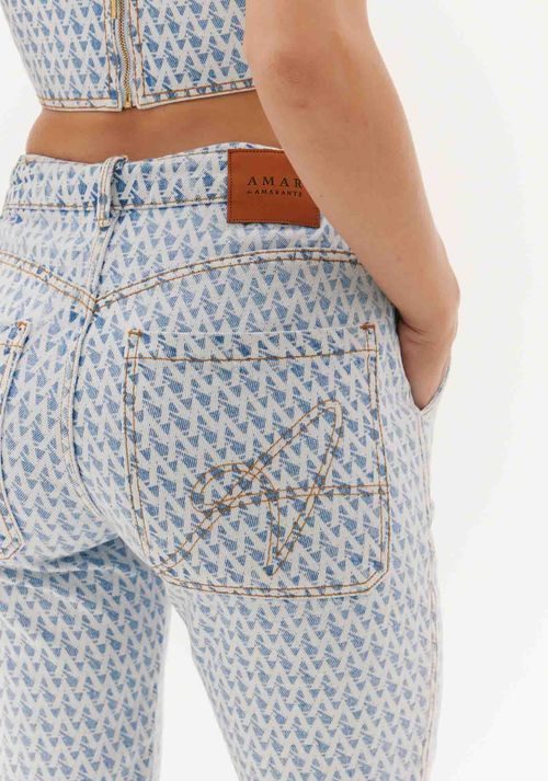 Calça Jeans Mom Super High Azul