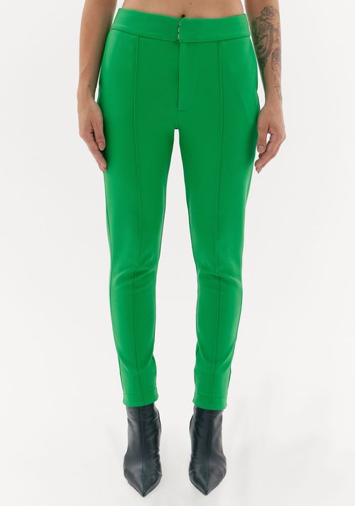 Calça Skinny Cintura Alta Verde