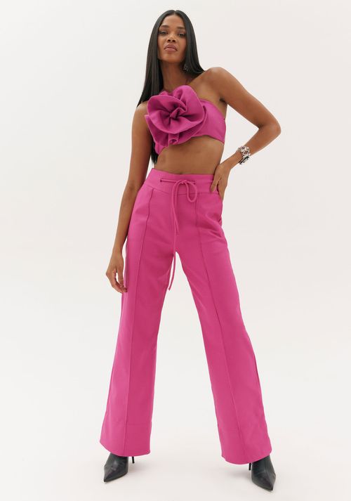 Calça Wide Leg Alfaiataria