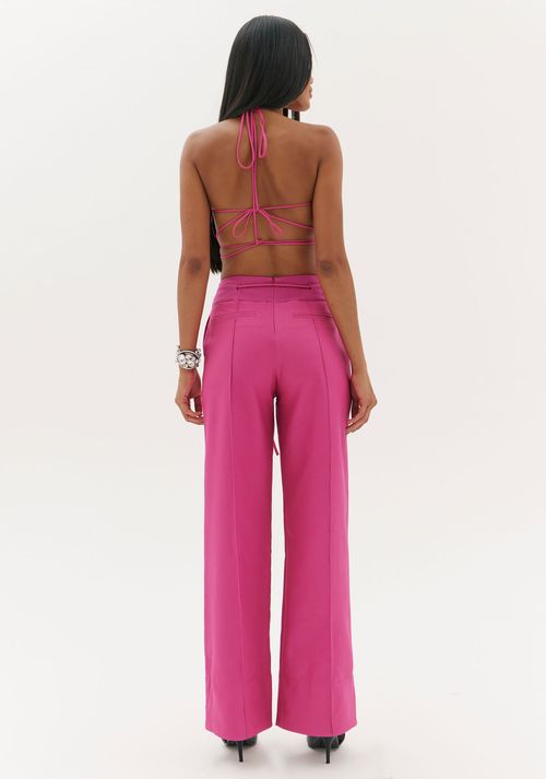 Calça Wide Leg Alfaiataria