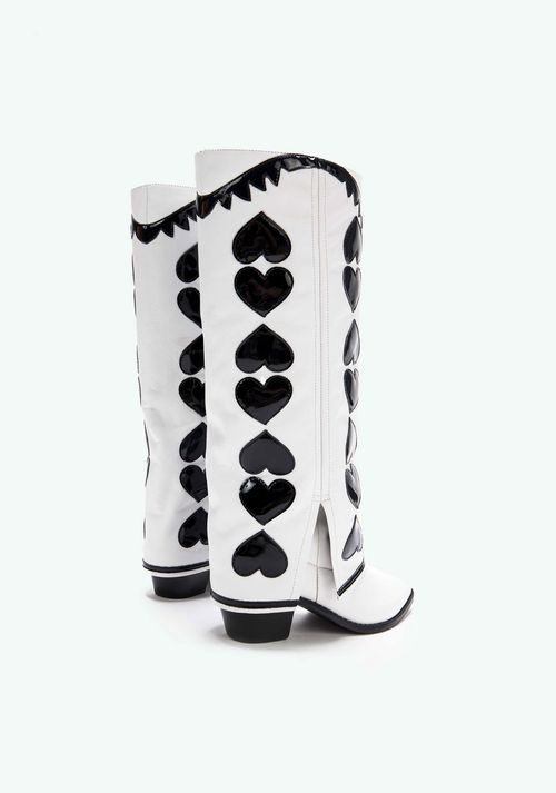 BOTA WESTERN CORAÇÃO Branco