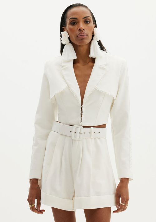 Blazer Corset Cropped