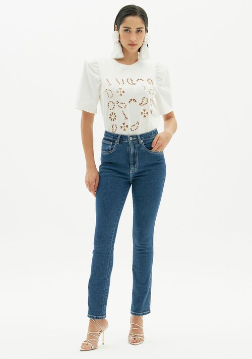 Calça Jeans Skinny Super High Azul