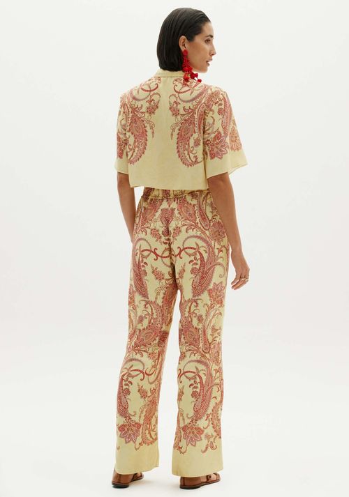 Calça Full Length Estampada