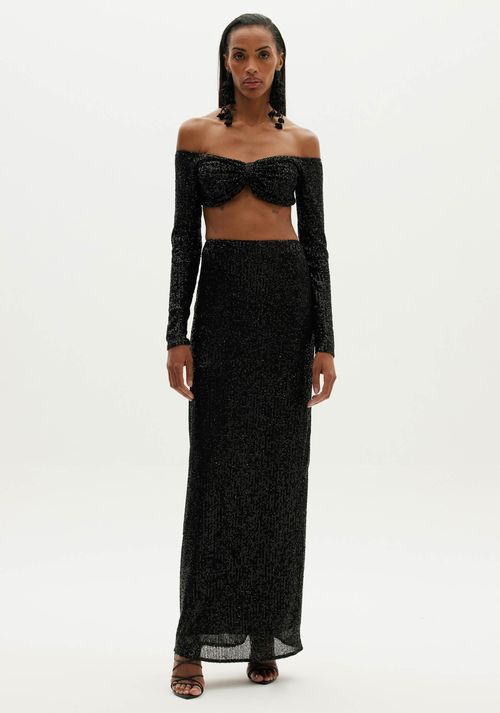 Top Cropped Ombro A Ombro
