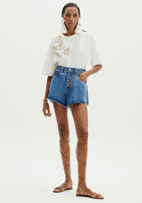 Short Jeans Comfort Super High