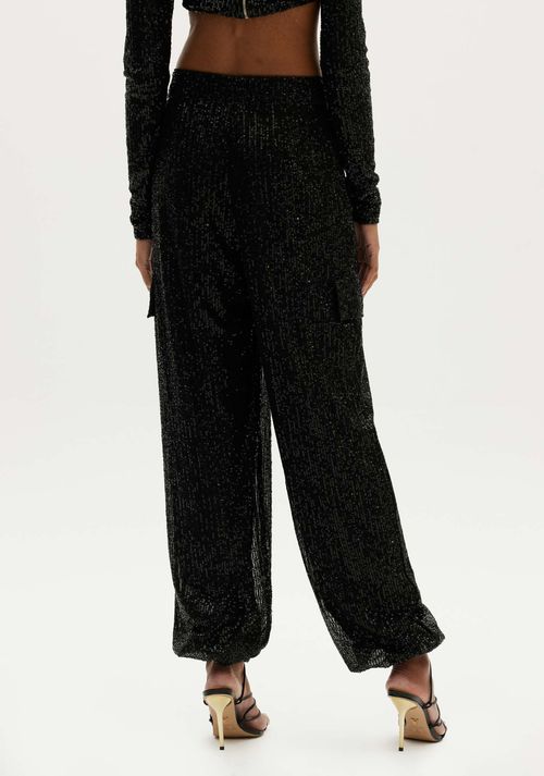 Calça Wide Leg Cintura Alta