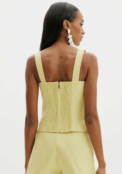 Blusa Curta De Alça