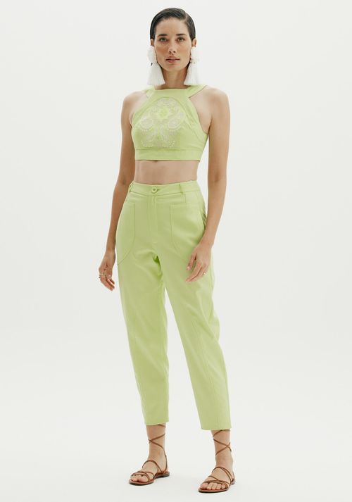 Calça Carrot Cintura Alta