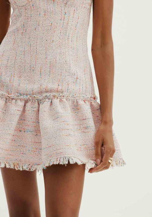 Vestido Curto De Alça