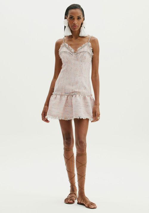 Vestido Curto De Alça