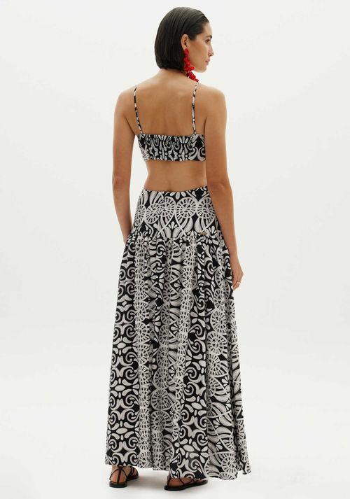 Vestido Longo Com Cut Out