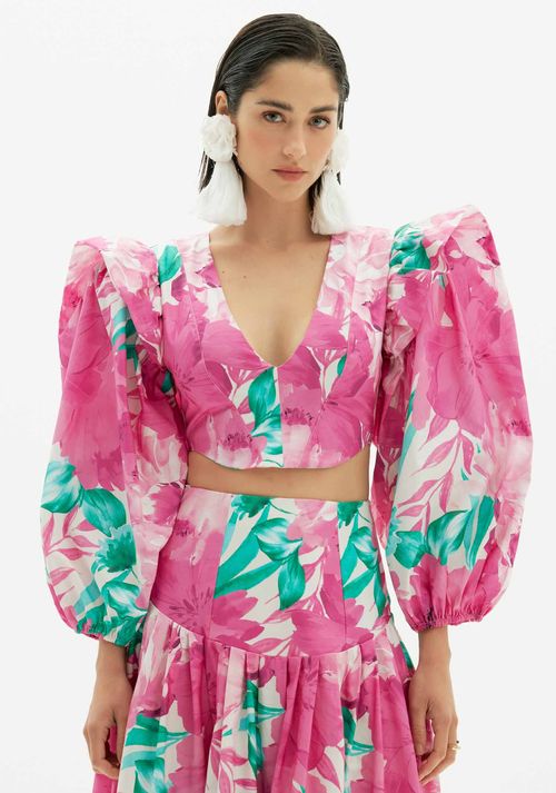 Blusa Manga Longa Bufante