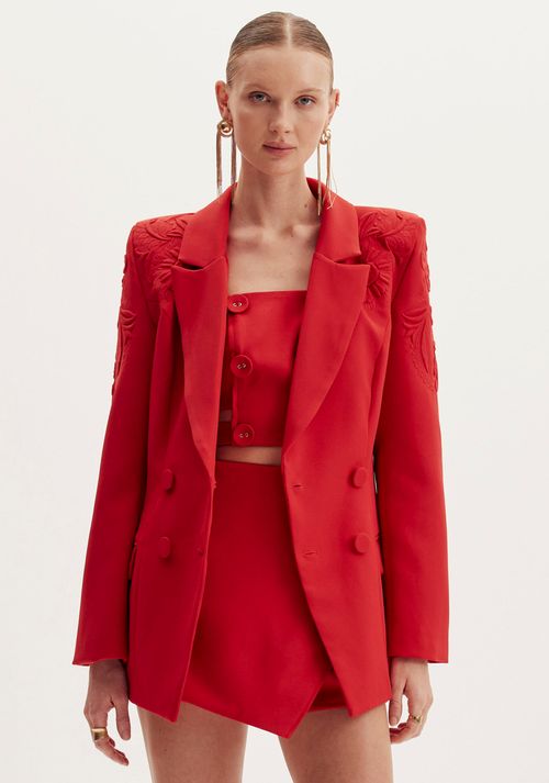 Blazer Alfaiataria Bordado