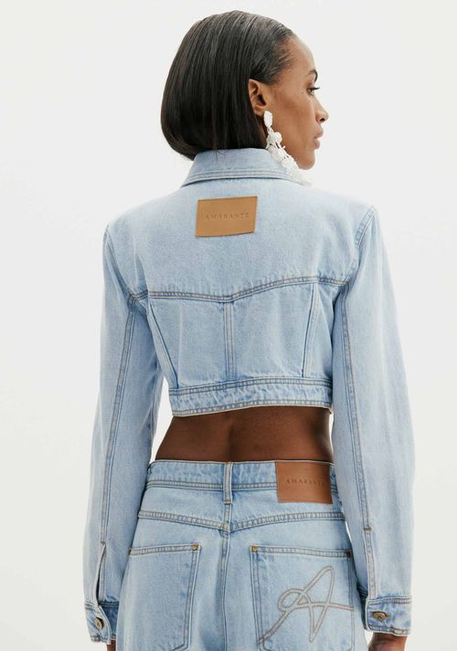 Jaqueta Jeans Cropped