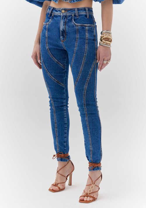 Calca Jeans Skinny Super High