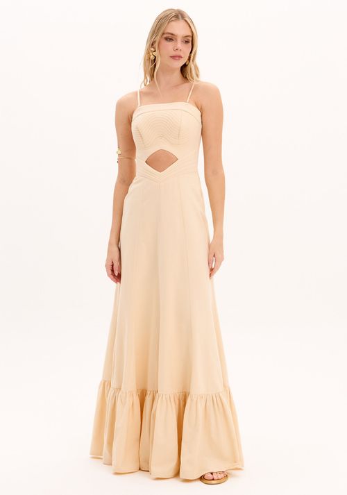 Vestido Longo com Alças