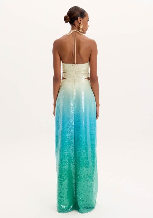 Vestido Longo De Paetê