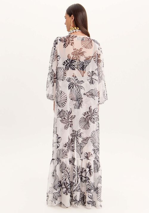 Kaftan Longo Estampado