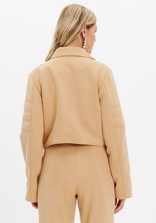 Jaqueta Biker Oversized