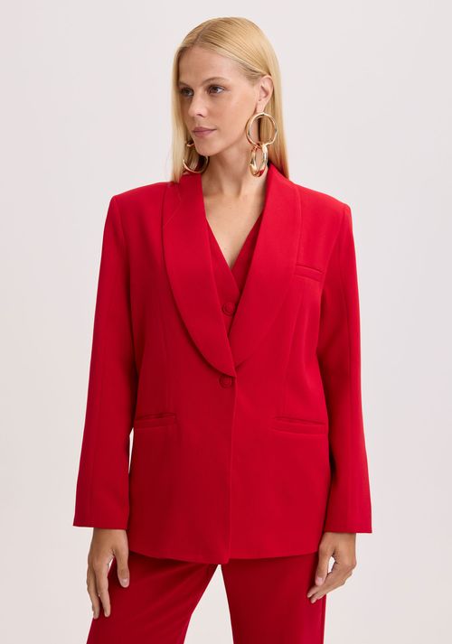 Blazer Alongado Alfaiataria