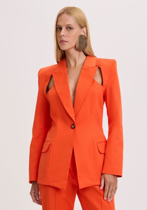 Blazer Alfaiataria Com Cut Out