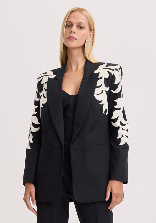 Blazer Oversized Manga Longa
