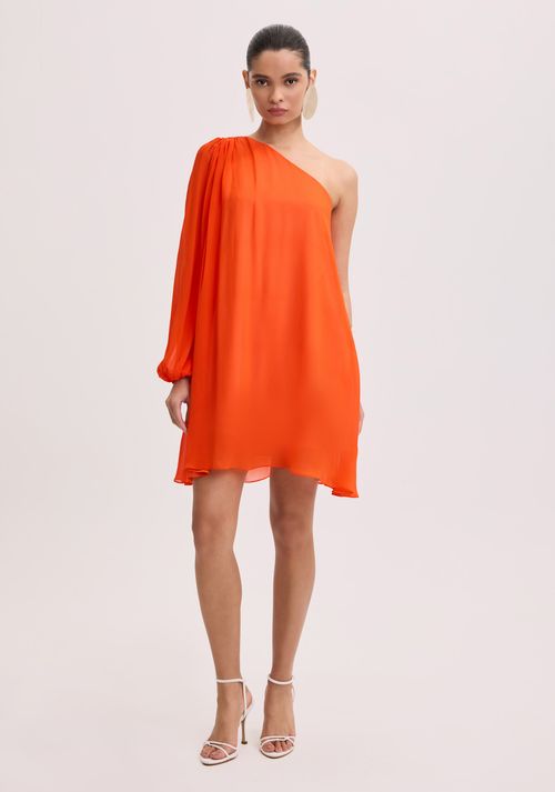 Vestido Curto Manga Única