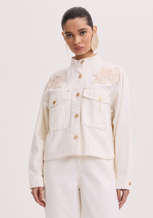 Camisa Sarja Utilitária Oversized