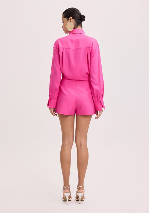 Short Alfaiataria Cintura Baixa