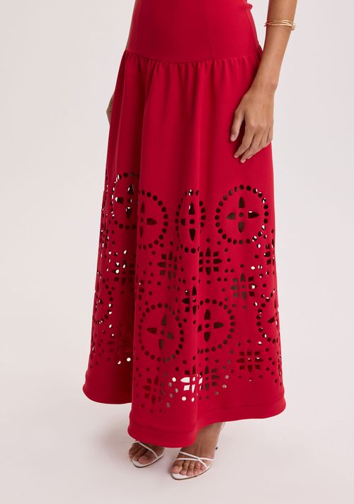 Vestido Midi Sem Alças