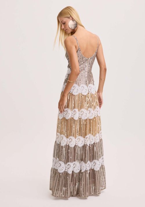 Vestido Longo Paetês
