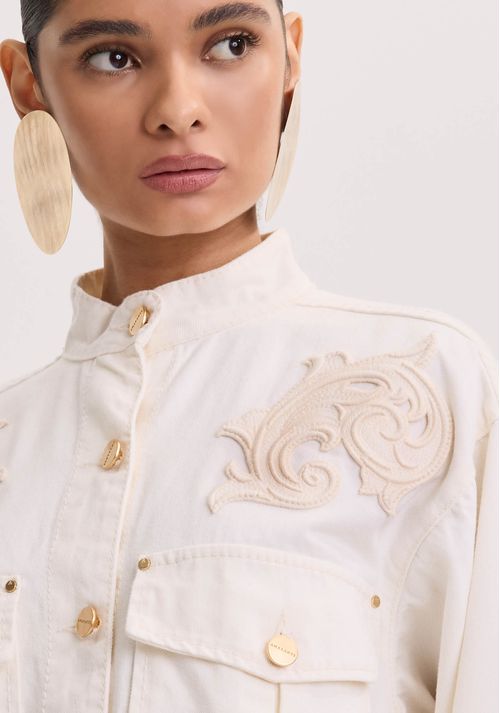 Camisa Sarja Utilitária Oversized