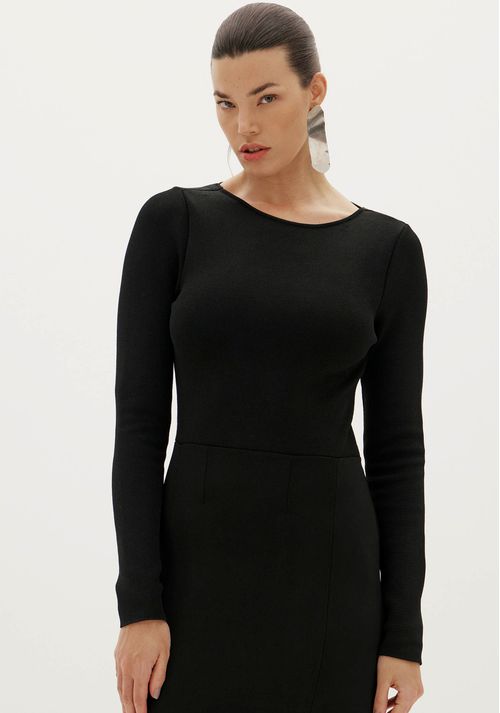 Vestido Longo Decote Costas