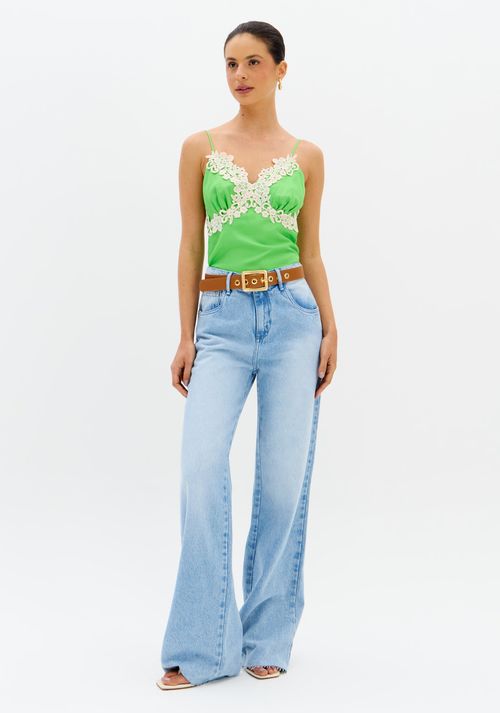 Calça Jeans Full Length High