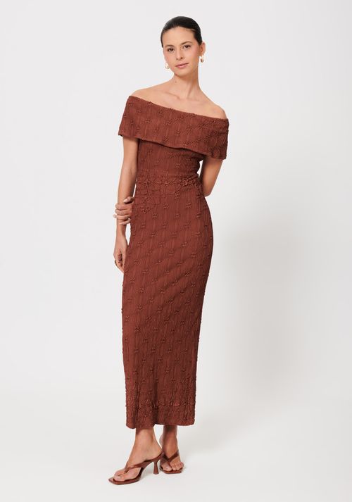 Vestido Longo Ombro A Ombro