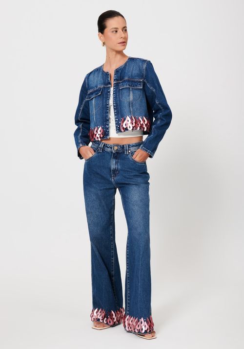 Calça Jeans Full Length High