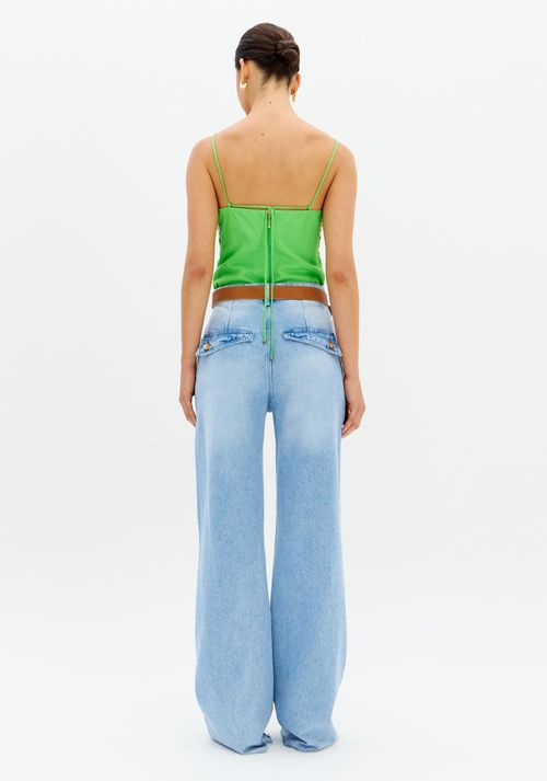 Calça Jeans Full Length High