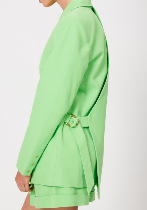 Blazer Reto Com Recorte