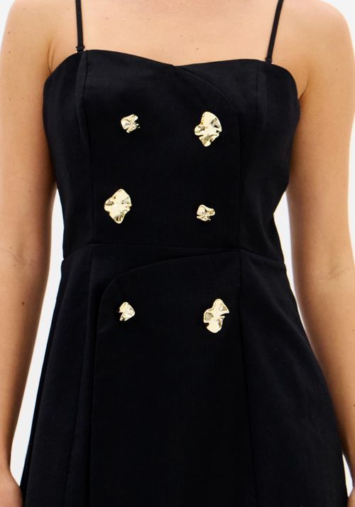 Vestido Curto Sem Mangas