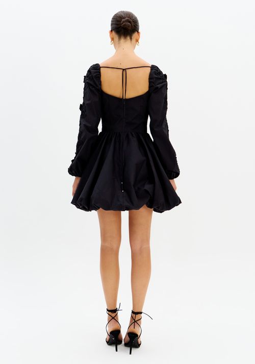 Vestido Curto Manga Longa