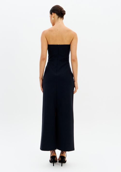 Vestido Sem Alças Super Midi